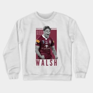 Reece Walsh Celebration Maroons Crewneck Sweatshirt